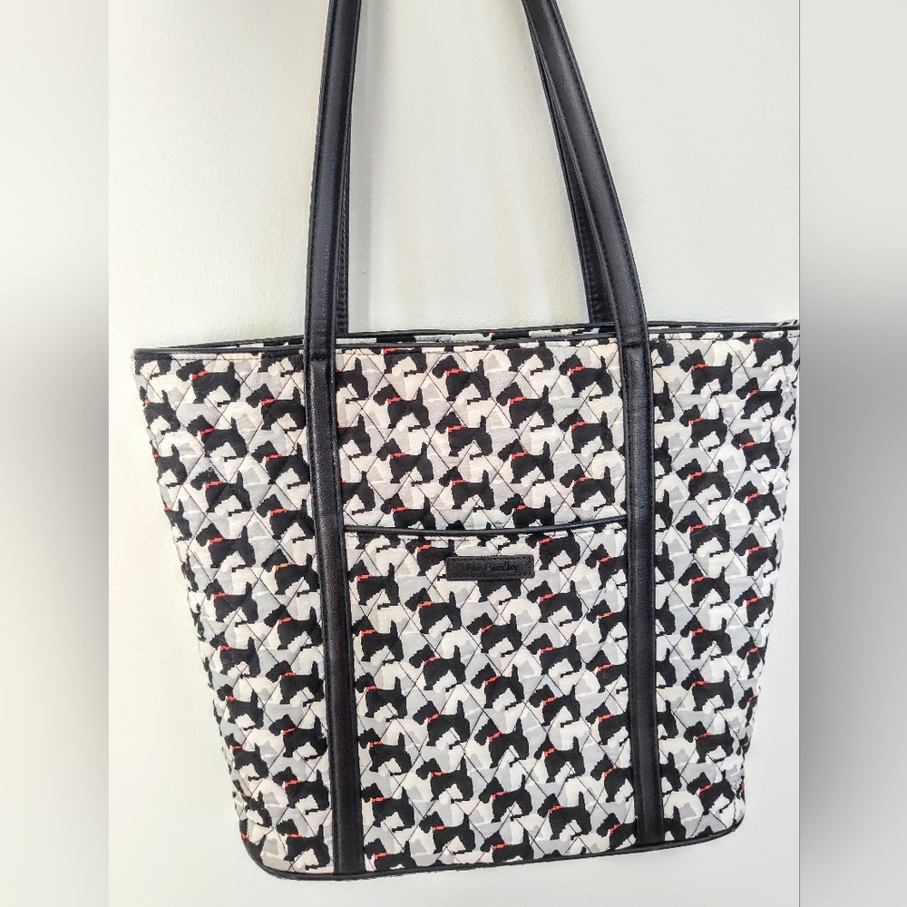 Vera Bradley schnauzer/scotty dog tote